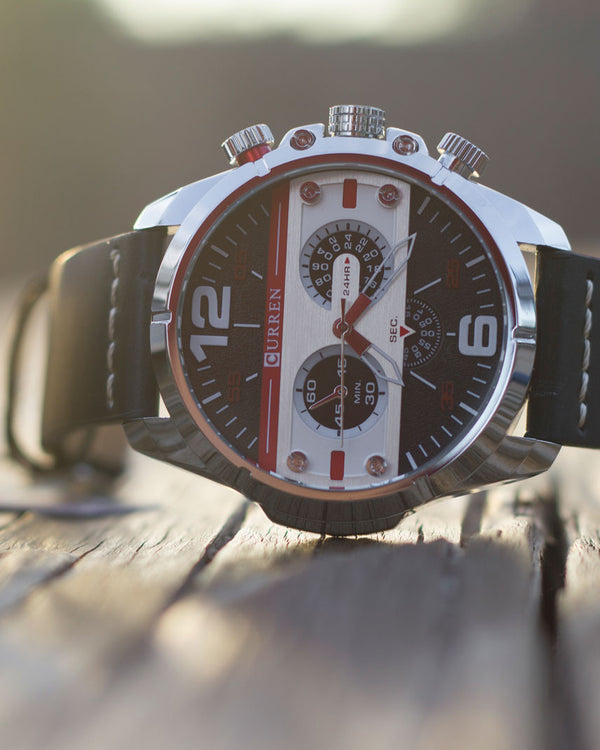 reloj caballero curren negro plateado compra online mexico mexicali