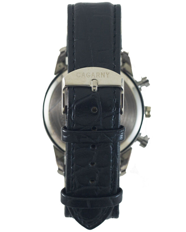 correa reloj cagarny negro plateado mexico mexicali